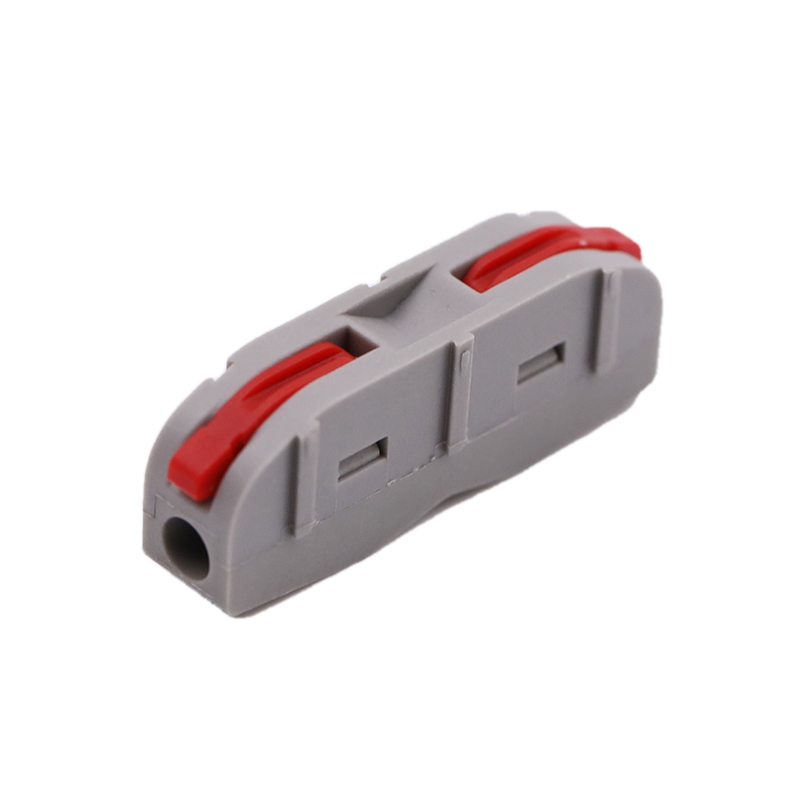 Connecteur de fil rapide électronique rouge 1 en 1 sortie