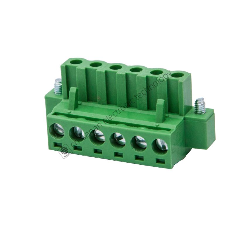 Fiche PCB de bornier enfichable de type 5 à vis de 5,08 mm